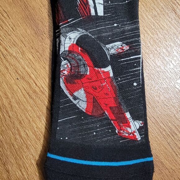 Stance Star Wars Boba Fett Mandalorian Slave I Socks Size Medium M Manga Style - Picture 6 of 9